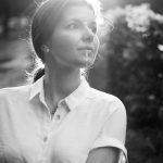 Portraitshooting schwarz weiß Wiesbaden