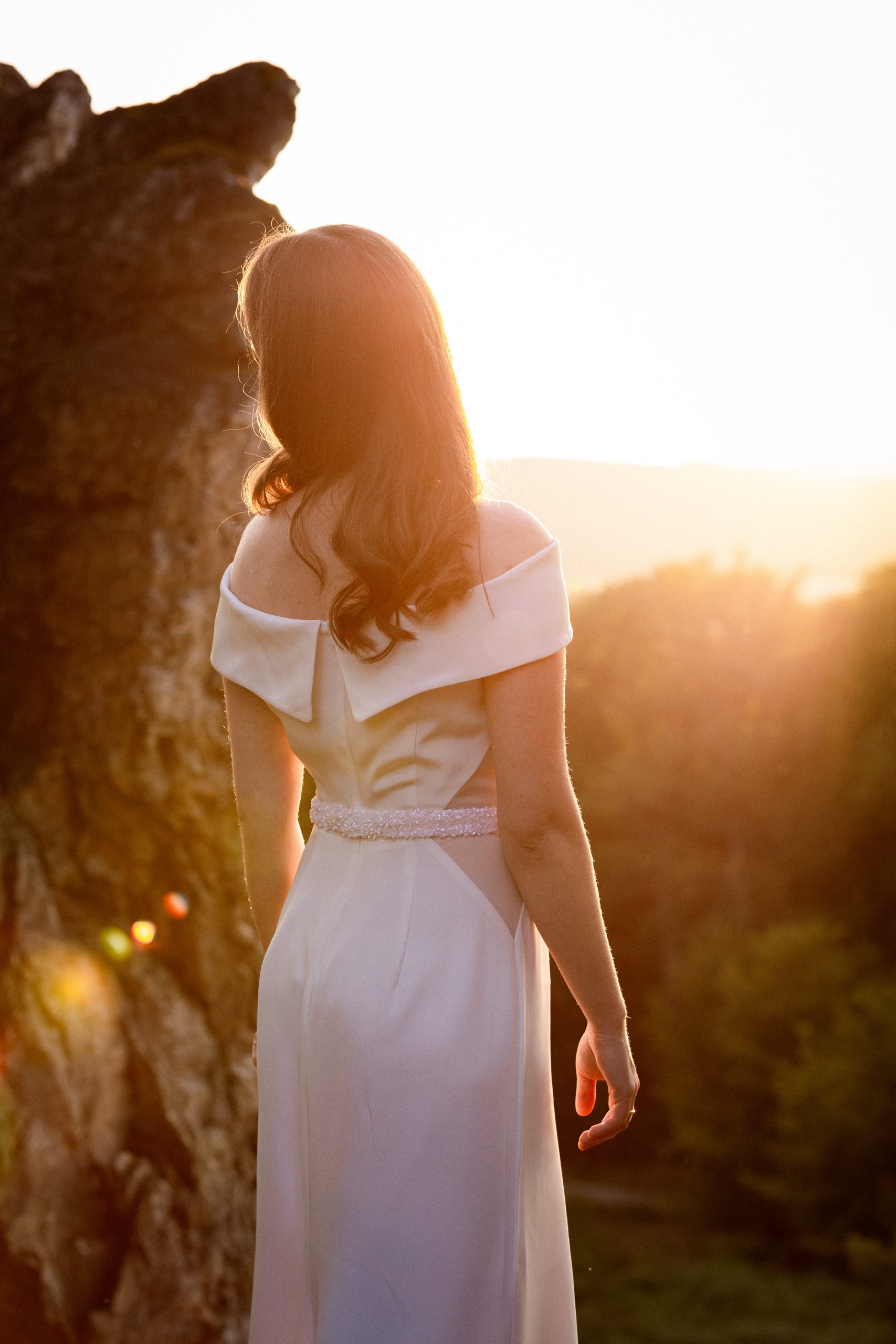 Afterwedding Shooting im Sonnenuntergang